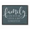 Kirkland's Home Loud Crazy Family Framed Art Print- Wall Quotes & Signs