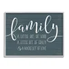 Kirkland's Home Loud Family Framed Giclee Canvas Art Print- Wall Quotes & Signs