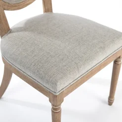 Kirkland's Home Louis Upholstered Dining Chair- Dining Chairs