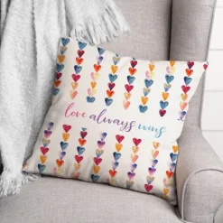 Kirkland's Home Love Always Wins Outdoor Pillow- Pillows