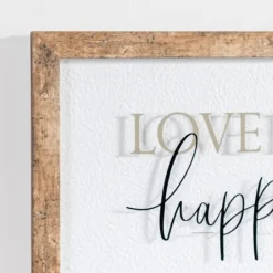 Kirkland's Home Love Builds A Happy Home Wall Plaque- Wall Quotes & Signs