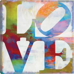 Kirkland's Home Love In Color Canvas Art Print- Wall Quotes & Signs