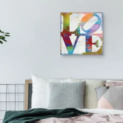 Kirkland's Home Love In Color Canvas Art Print- Wall Quotes & Signs
