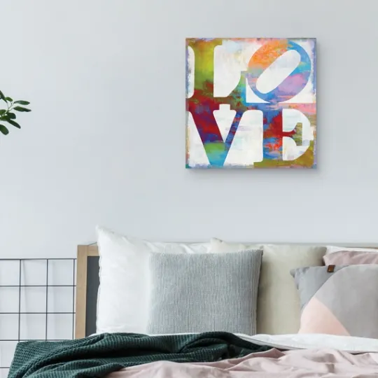 Kirkland's Home Love In Color Canvas Art Print- Wall Quotes & Signs