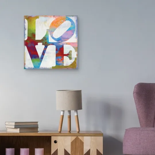 Kirkland's Home Love In Color Canvas Art Print- Wall Quotes & Signs