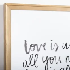 Kirkland's Home Love Is All You Need Framed Wall Plaque- Wall Quotes & Signs