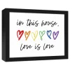 Kirkland's Home Love Is Love Framed Canvas Art Print- Wall Quotes & Signs