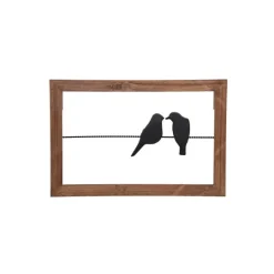 Kirkland's Home Lovebirds On A Wire Wall Plaque- Wall Plaques