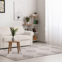 Kirkland's Home Luxe Diamond Outdoor Area Rug, 5X7- Outdoor Rugs