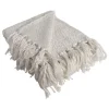 Kirkland's Home Luxe Knit Fringed Throw- Blankets & Throws