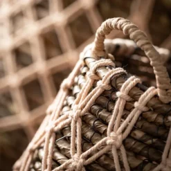 Kirkland's Home Macrame Overlay Baskets, Set Of 2- Baskets & Boxes