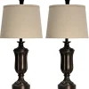 Kirkland's Home Madison Bronze Table Lamps, Set Of 2- Table Lamps