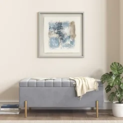 Kirkland's Home Madison Park Blue Abstract Framed Art Print- Framed Art