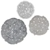 Kirkland's Home Madison Park Iron Feathers Wall Plaques, Set Of 3- Wall Plaques