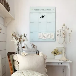 Kirkland's Home Magnetic Dry Erase Weekly Wall Planner- Memo & Chalkboards