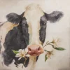 Kirkland's Home Magnolia Cow Canvas Art Print- Canvas Art