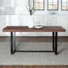 Kirkland's Home Mahogany Distressed Solid Wood Dining Table- Dining Tables