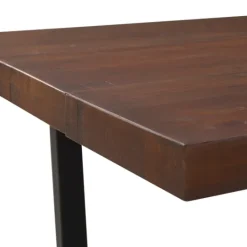 Kirkland's Home Mahogany Distressed Solid Wood Dining Table- Dining Tables