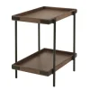 Kirkland's Home Mahogany Tray Top And Shelf Wood Accent Table- Accent & End Tables