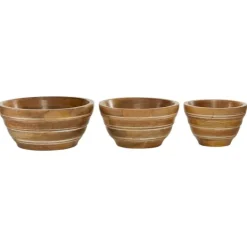 Kirkland's Home Mango Wood Bowls, Set Of 3- Decorative Bowls & Jars
