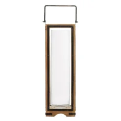 Kirkland's Home Mango Wood Frame Lantern, 31 In.- Lanterns