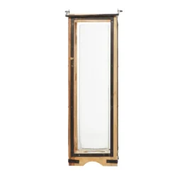 Kirkland's Home Mango Wood Frame Lantern, 31 In.- Lanterns