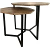 Kirkland's Home Mango Wood Nesting Accent Tables, Set Of 2- Accent & End Tables