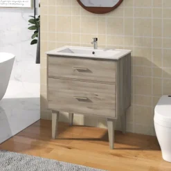 Kirkland's Home Maple Corinth Wood Sink Vanity- Bathroom Furniture