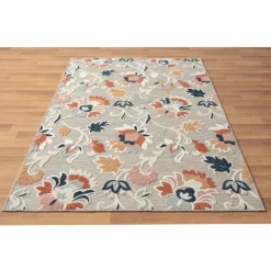 Kirkland's Home Mara Floral Blossom Indoor/Outdoor Area Rug, 7X9- Outdoor Rugs