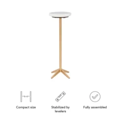 Kirkland's Home Marble And Gold Base Cocktail Table- Accent & End Tables
