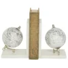 Kirkland's Home Marble Globe Bookends, Set Of 2- Decorative Accents
