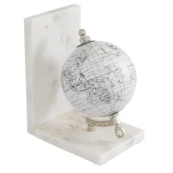 Kirkland's Home Marble Globe Bookends, Set Of 2- Decorative Accents