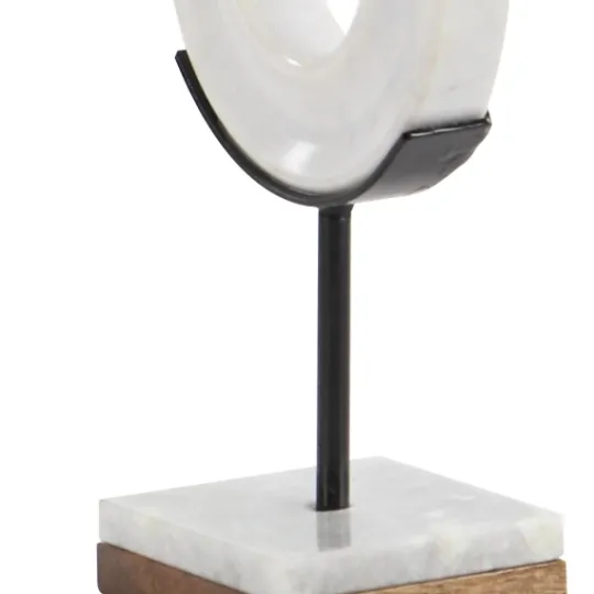 Kirkland's Home Marble Ring Sculpture, 11 In.- Statues & Figurines
