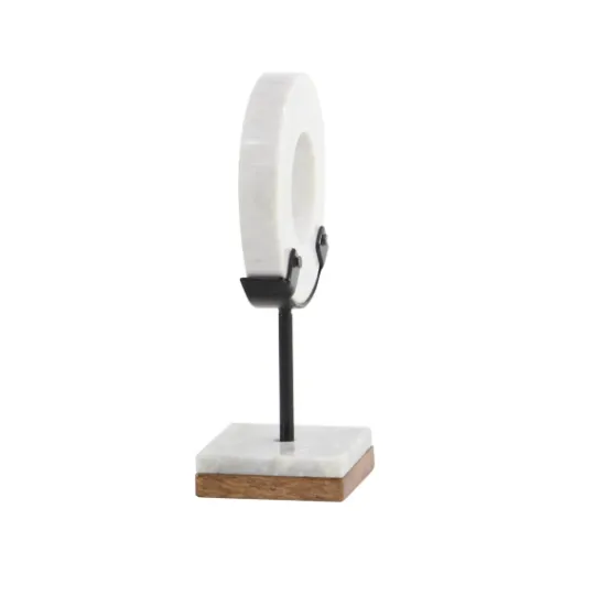 Kirkland's Home Marble Ring Sculpture, 11 In.- Statues & Figurines