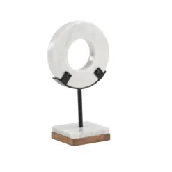Kirkland's Home Marble Ring Sculpture, 11 In.- Statues & Figurines