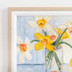 Kirkland's Home March Daffodils Framed Art Print- Framed Art