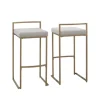 Kirkland's Home Marley And Gold Bar Stools, Set Of 2- Bar Stools & Counter Height Stools
