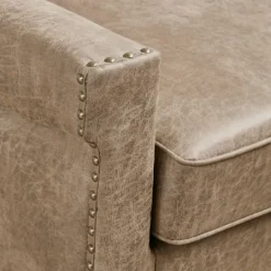 Kirkland's Home Martha Stewart Faux Leather Accent Chair- Accent Chairs