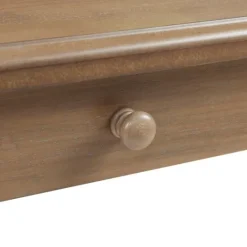 Kirkland's Home Martha Stewart Natural Wood Turned Legs Desk- Office Furniture