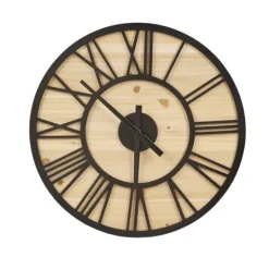 Kirkland's Home Mason Metal And Wood Wall Clock- Clocks
