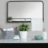 Kirkland's Home Mason Metal Mirror With Shelf, 24X14 In.- Decorative Mirrors