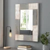 Kirkland's Home Mason Wood Planks Wall Mirror- Decorative Mirrors