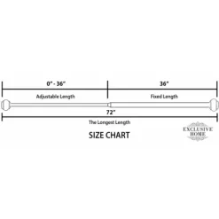 Kirkland's Home Matte Adjustable Prism Curtain Rod, 72 In.- Curtain Rods & Hardware