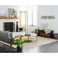 Kirkland's Home Matte Black And White Wooden Tic Tac Toe Board- Decorative Accents