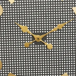 Kirkland's Home Matte Black Iron Wall Clock, 32 In.- Clocks