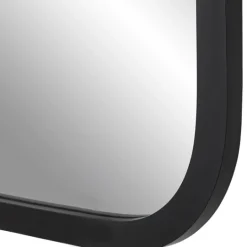 Kirkland's Home Matte Black Rectangular Wall Mirror- Decorative Mirrors