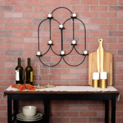 Kirkland's Home Matte Black Tealight Wall Sconce- Sconces
