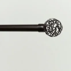 Kirkland's Home Matte Bronze Catherine Curtain Rod, 120 In.- Curtain Rods & Hardware