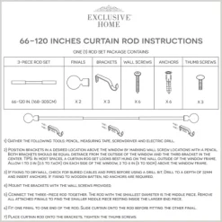 Kirkland's Home Matte Bronze Catherine Curtain Rod, 120 In.- Curtain Rods & Hardware