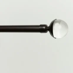 Kirkland's Home Matte Bronze Eleanor Curtain Rod Set, 72 In.- Curtain Rods & Hardware